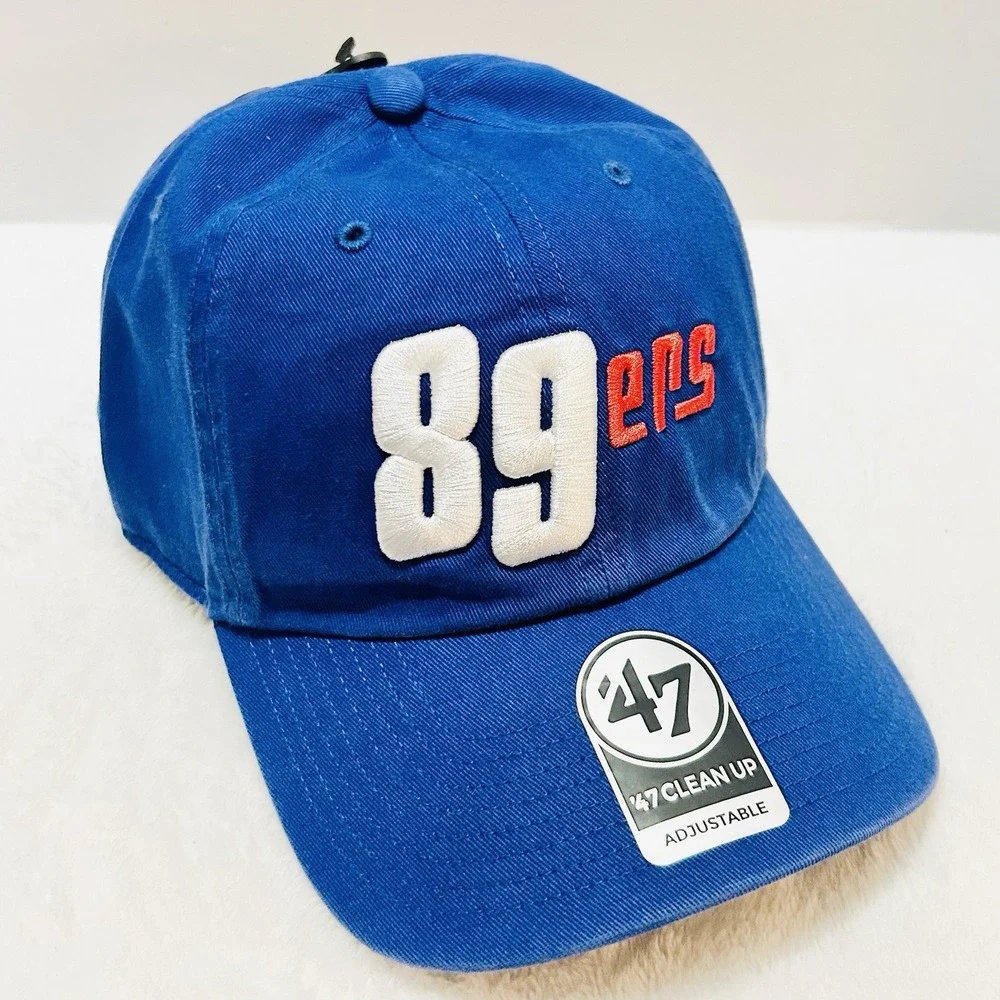 '47 Brand Oklahoma City 89ers Wordmark Clean Up Hat Cap Adjustable‎ Blue MiLB